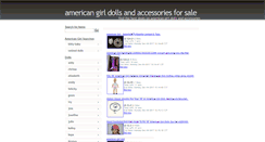 Desktop Screenshot of american-girl.myauctionlinks.com