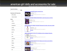 Tablet Screenshot of american-girl.myauctionlinks.com